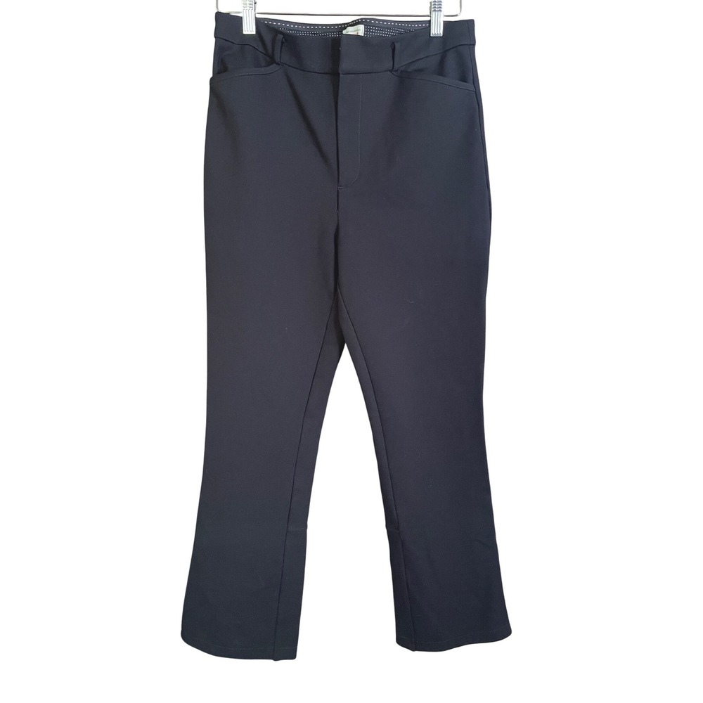 Anthropologie the Essentials Collection Black Straight‎ Leg Pants 10